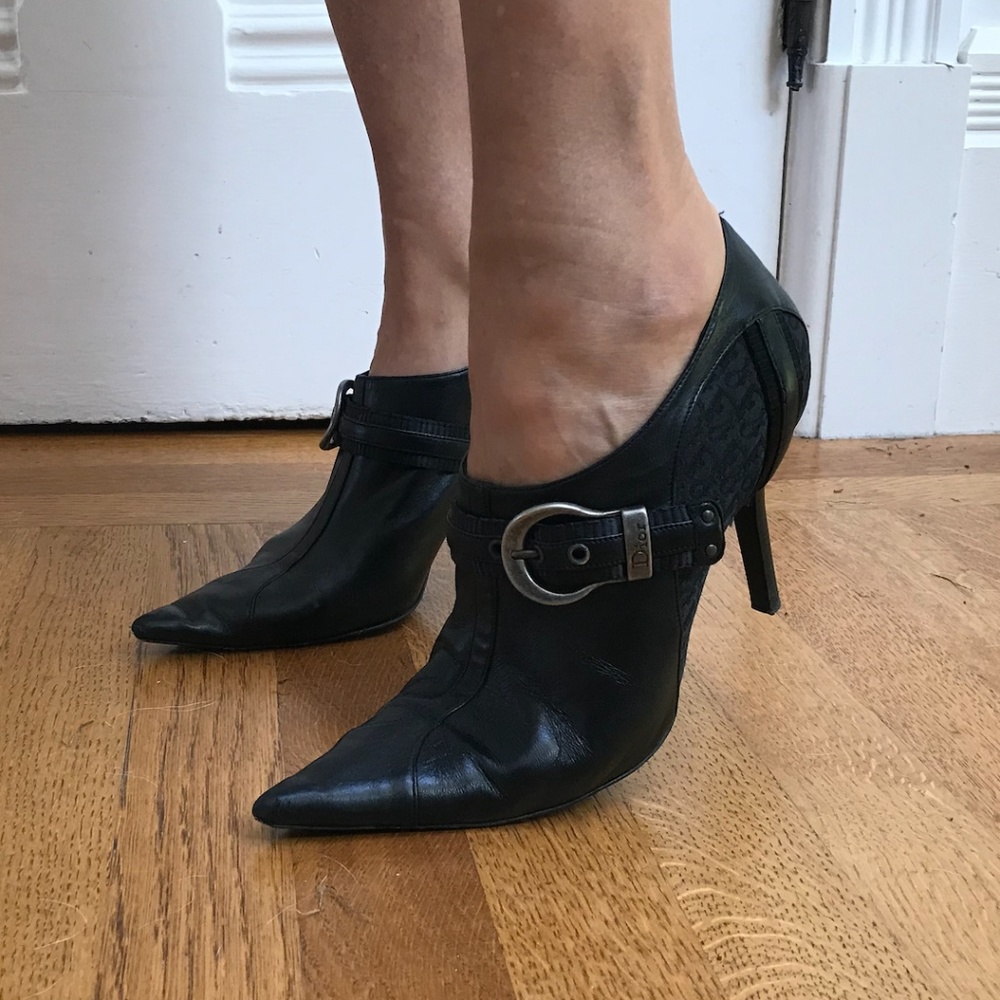 Dior Black Leather Booties - Picture 7 of 7